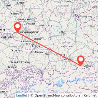 Übersee Kaiserslautern Bahn Karte