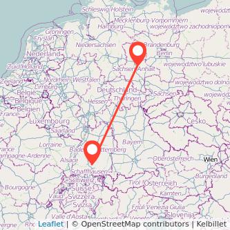 Tuttlingen Schönebeck Bahn Karte