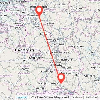 Tuttlingen Remscheid Bus Karte