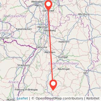 Tuttlingen Darmstadt Bahn Karte