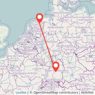Tübingen Groningen Mitfahrgelegenheit Karte