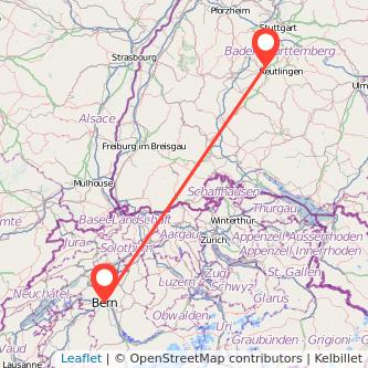 Tübingen Bern Mitfahrgelegenheit Karte