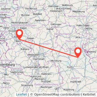 Troisdorf Bayreuth Mitfahrgelegenheit Karte