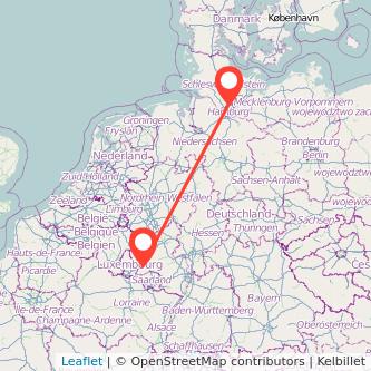 Trier Norderstedt Mitfahrgelegenheit Karte