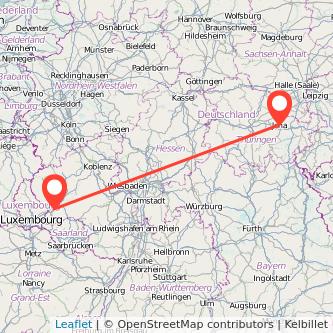 Trier Jena Mitfahrgelegenheit Karte