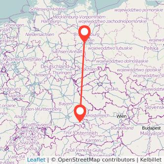 Traunstein Potsdam Mitfahrgelegenheit Karte