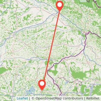 Traunstein Deggendorf Mitfahrgelegenheit Karte