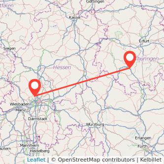 Suhl Oberursel Mitfahrgelegenheit Karte