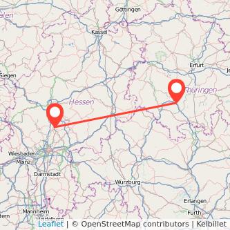 Suhl Friedberg Mitfahrgelegenheit Karte