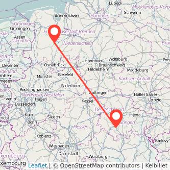 Suhl Cloppenburg Mitfahrgelegenheit Karte