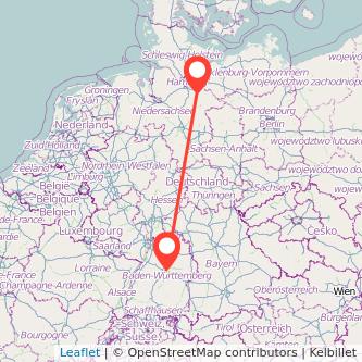 Stuttgart Lüneburg Mitfahrgelegenheit Karte