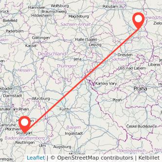 Stuttgart Cottbus Mitfahrgelegenheit Karte