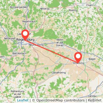 Straubing Regensburg Mitfahrgelegenheit Karte