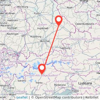 Straubing Bozen Bus Karte