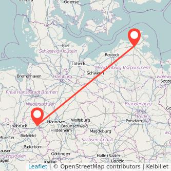 Stralsund Minden Bahn Karte