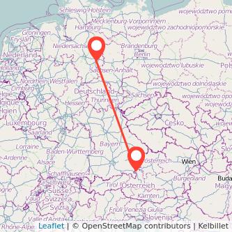 Salzburg Braunschweig Mitfahrgelegenheit Karte