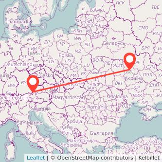 Salzburg Kiew Mitfahrgelegenheit Karte
