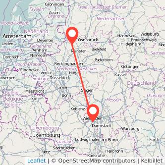 Steinfurt Mainz Mitfahrgelegenheit Karte