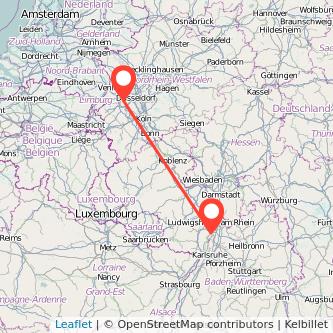 Speyer Korschenbroich Mitfahrgelegenheit Karte
