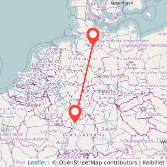 Speyer Hamburg Mitfahrgelegenheit Karte