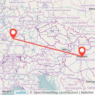 Speyer Budapest Mitfahrgelegenheit Karte