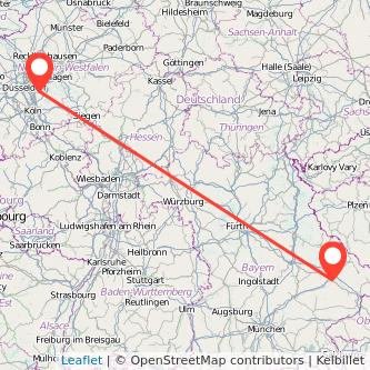 Solingen Plattling Bahn Karte