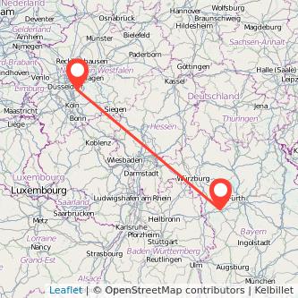 Solingen Ansbach Bahn Karte