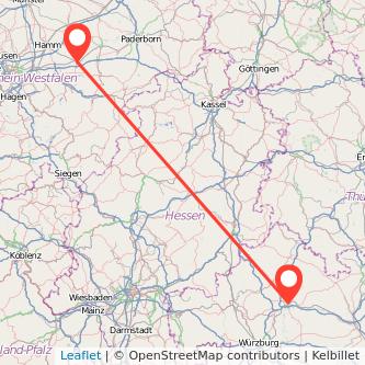 Soest Schweinfurt Mitfahrgelegenheit Karte