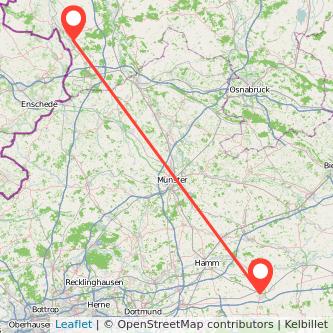 Soest Nordhorn Mitfahrgelegenheit Karte