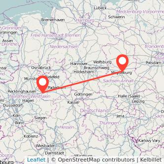 Soest Magdeburg Mitfahrgelegenheit Karte