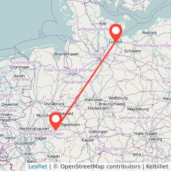 Soest Lübeck Mitfahrgelegenheit Karte