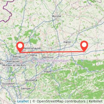 Soest Gladbeck Mitfahrgelegenheit Karte