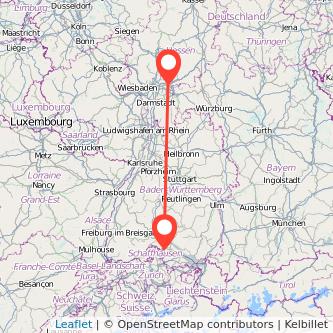 Singen Hanau Mitfahrgelegenheit Karte