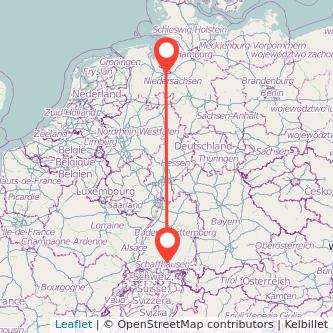 Singen Bremen Mitfahrgelegenheit Karte