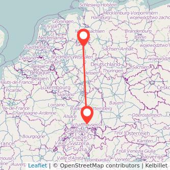 Singen Bielefeld Mitfahrgelegenheit Karte