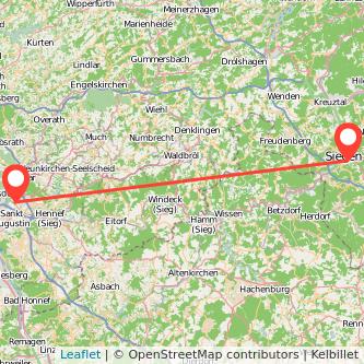 Siegburg Siegen Mitfahrgelegenheit Karte