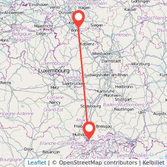 Siegburg Lörrach Mitfahrgelegenheit Karte