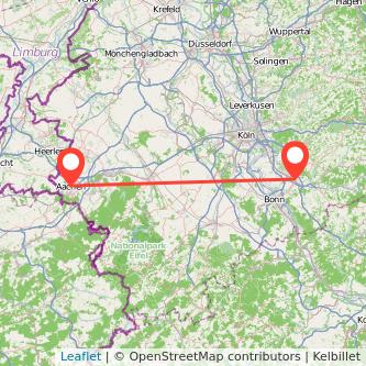 Siegburg Aachen Mitfahrgelegenheit Karte