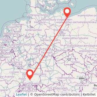 Bansin Seebad Villingen Bahn Karte