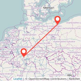 Bansin Seebad Limburg Bahn Karte