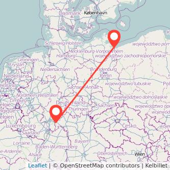 Bansin Seebad Aschaffenburg Bahn Karte