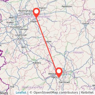 Schwerte Rüsselsheim Mitfahrgelegenheit Karte