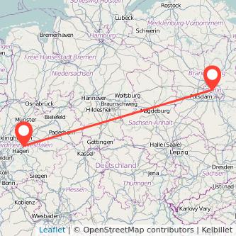 Schwerte Berlin Mitfahrgelegenheit Karte