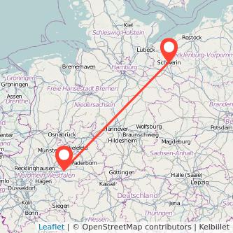 Schwerin Soest Bahn Karte