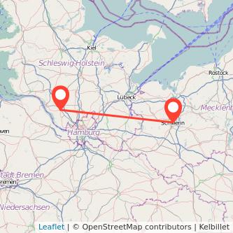 Schwerin Elmshorn Bahn Karte