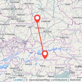 Schwenningen Bozen Bus Karte