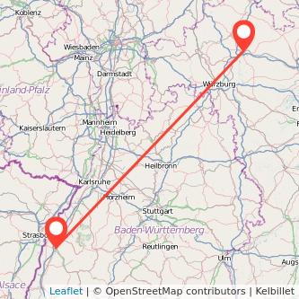 Schweinfurt Offenburg Mitfahrgelegenheit Karte