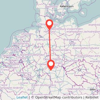 Schweinfurt Norderstedt Mitfahrgelegenheit Karte