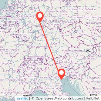 Treysa Venedig Bahn Karte