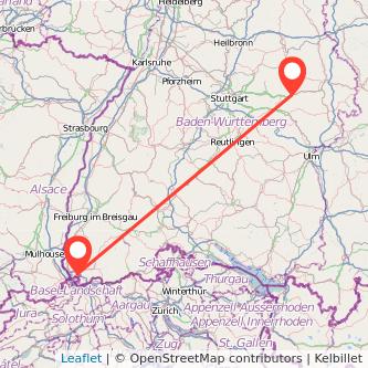 Schwäbisch Gmünd Lörrach Bus Karte